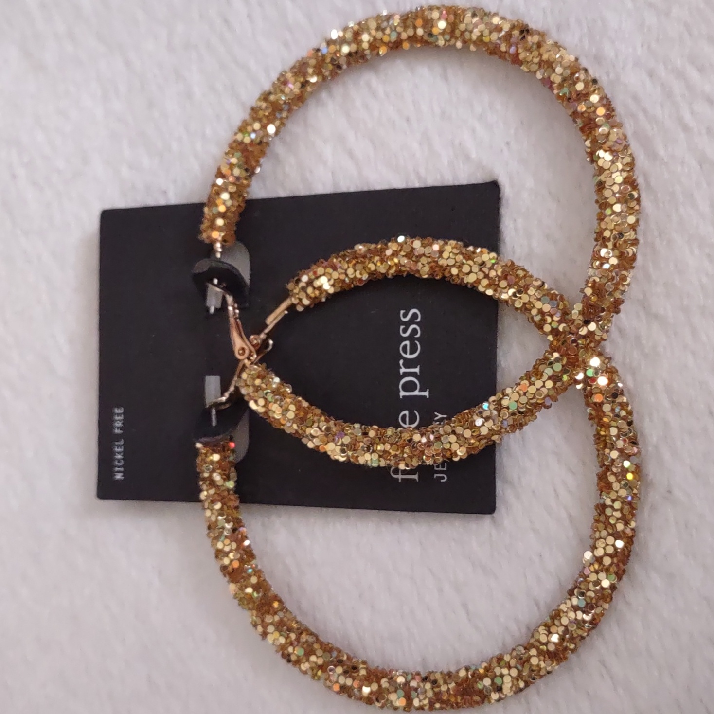Free Press Hoop Earrings